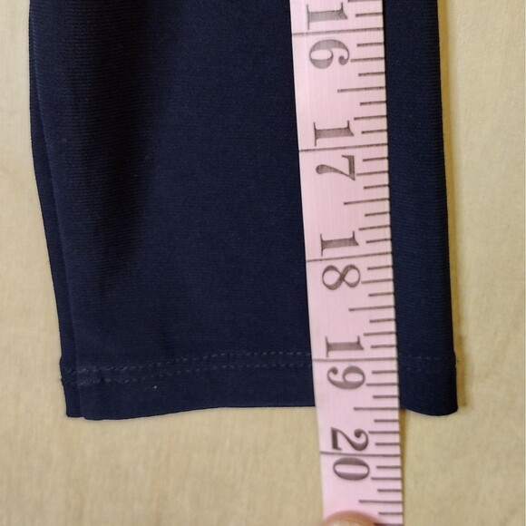 lauren ralph lauren dress Dark Navy Blue Ruched Body-con Size 4 - Picture 11 of 14